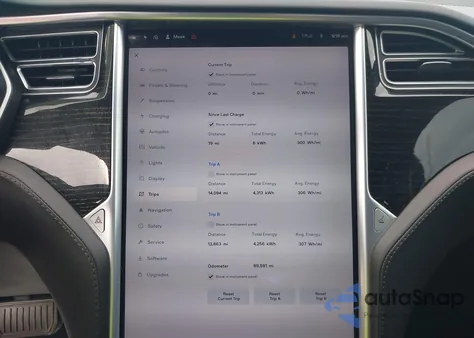 2017 Tesla Model S 60/75 from USA, damaged, VIN 5YJSA1E1XHF232745